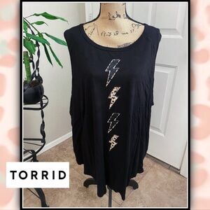 TORRID ACTIVE Wide Sleeve Work Out Tank #T55121z